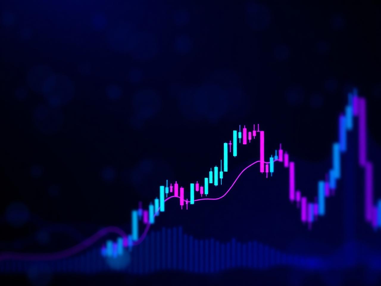 Premium crypto candlestick chart